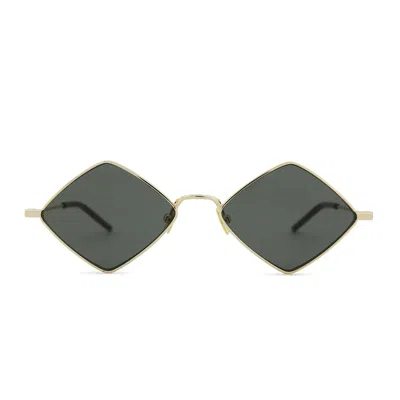 Saint Laurent Sl 302 Lisa 004 Occhiali Da Sole Oro Per Uomo In Gray