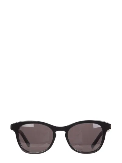 Saint Laurent Sl 356 Large Sunglasses In Black