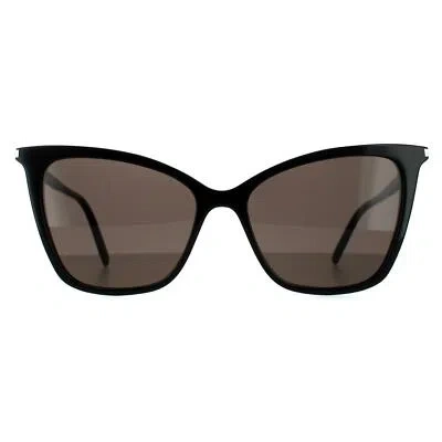 Pre-owned Saint Laurent Sunglasses Sl 384 001 Black Gray