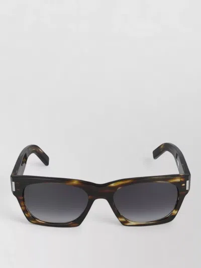 Saint Laurent Sunglasses Sl 402 Square Frame Gradient In Brown