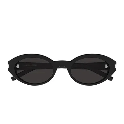 Saint Laurent Sunglasses Sl 567 001 Black/black Unisex In Yellow