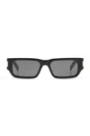 Saint Laurent Sunglasses Sl 660/f In Black Crystal Black