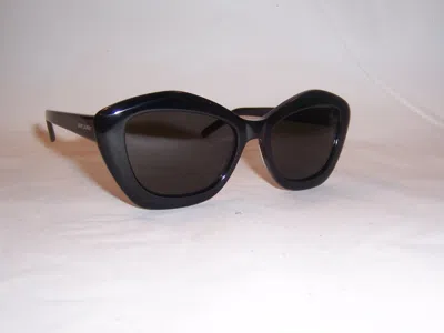 Pre-owned Saint Laurent Sunglasses Sl 68 001 Black/black 54mm Authentic 68