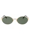 Saint Laurent Round Sunglasses Sl 692 003 In Green