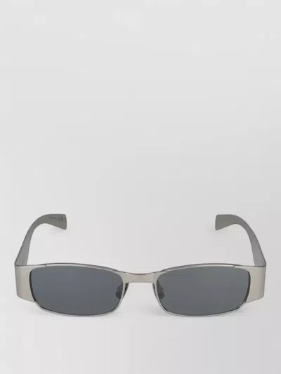 Saint Laurent Sunglasses Sl 738 001 Rectangular Frame In Gray