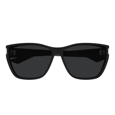 Saint Laurent Sl758001 Dark Tinted Lens Sunglasses In Black