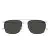 Saint Laurent Pilot-frame Sunglasses In Silver