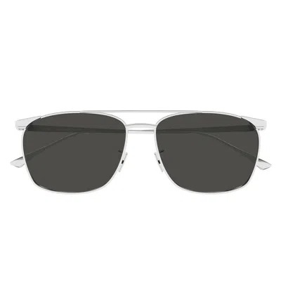 SAINT LAURENT SAINT LAURENT SUNGLASSES SL 796 VINCENT 002 SILVER/GREY MEN