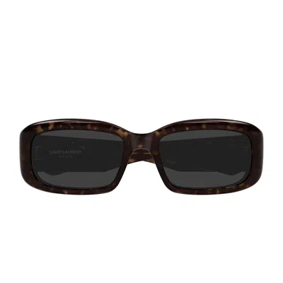 SAINT LAURENT SAINT LAURENT SUNGLASSES SL 809 002 BROWN/GRAY UNISEX