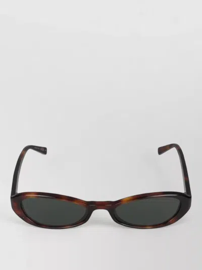 Saint Laurent Sunglasses Sl 871 Sue 004 Oval Frame In Brown