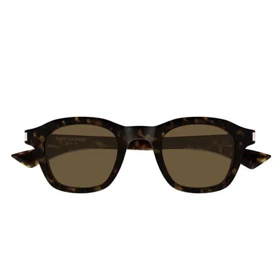 SAINT LAURENT SAINT LAURENT SUNGLASSES SL 880 006 BROWN/BROWN UNISEX