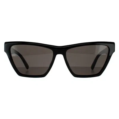 Pre-owned Saint Laurent Sunglasses Sl M103 002 Black Black In Gray