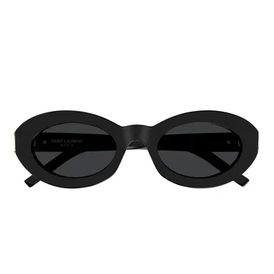 Saint Laurent Sunglasses Sl M136 001 Black/black Women In Pink
