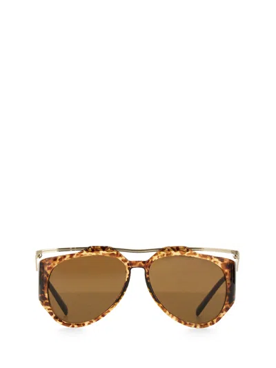 Saint Laurent Sunglasses Sl M137 Amelia In Brown