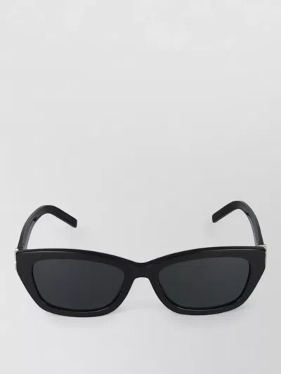 Saint Laurent Sunglasses Sl M153 001 Rectangular Frame In Purple