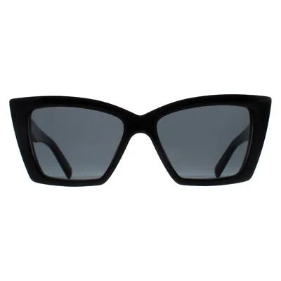 Pre-owned Saint Laurent Sunglasses Sl657 001 Black Gray