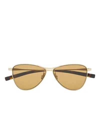 Saint Laurent Sunglasses Sl831 Metal In Gold