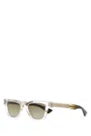 Saint Laurent Transparent Acetate Sl 789 Sunglasses In White
