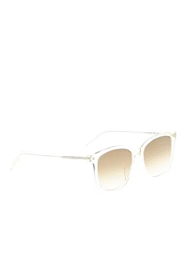 Pre-owned Saint Laurent Sunglasses In White