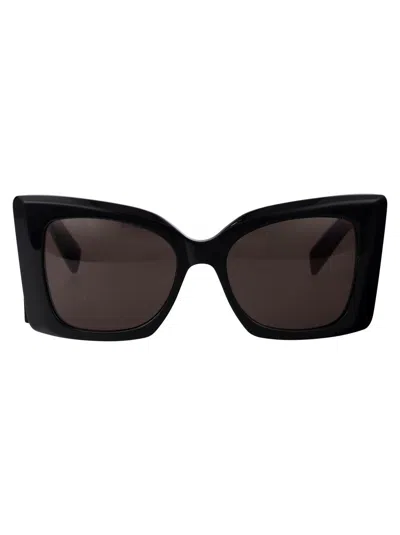 Saint Laurent Sunglasses In Woman Black Havana Black