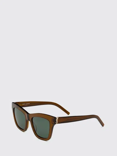 Saint Laurent Sunglasses Woman In Brown