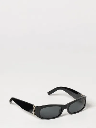 Saint Laurent Elegant Sunglasses With 55mm Lens Size In Black