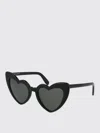Saint Laurent Black Black Grey Acetate Sunglasses In Black