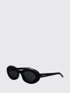 Saint Laurent Black-black-black Recycled Acetate Sunglasses In Black