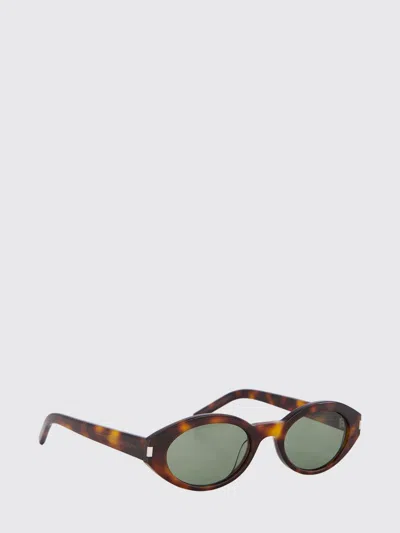 Saint Laurent Sunglasses Woman  In Brown