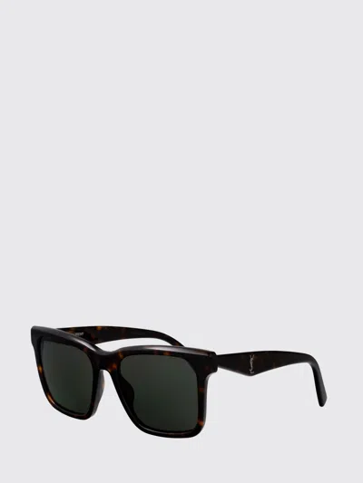Saint Laurent Sunglasses Woman  In Green