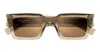 Saint Laurent Eyewear Core Square Frame Sunglasses In Yellow