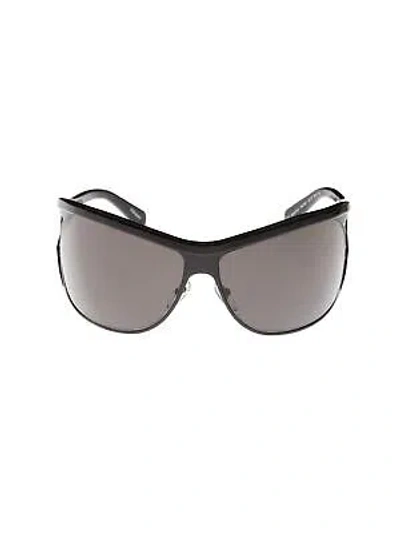 Pre-owned Saint Laurent Sunglasses Yves  '00s Black Wraparound Original