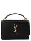 Saint Laurent Crossbody Bag With Logo In Black
