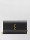 Saint Laurent Sunset Leather Chain Clutch Bag
