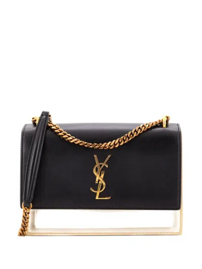 Pre-owned Saint Laurent Sunset Leather Medium Crossbody Bag In Multi