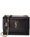 Saint Laurent Sunset Medium Leather Shoulder Bag