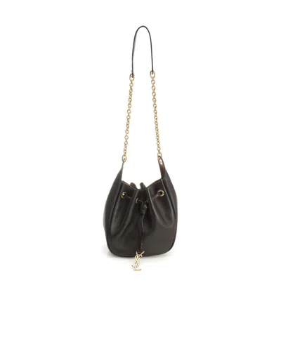 Saint Laurent Supple Bucket Bag In Black