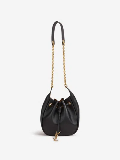 Saint Laurent Supple Bucket Bag In Black