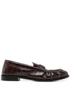 Saint Laurent Supple Loafer In Braun