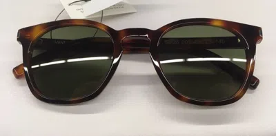 Pre-owned Saint Laurent Paris Sl 28 003 49 23-140 Kering Tortoiseshell Yves Ysl Sunglasses In Green