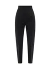 Saint Laurent Sustainable Virgin Wool Trouser In Black