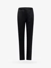 Saint Laurent Sustainable Virgin Wool Trouser With Frontal Pinces
