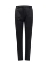 Saint Laurent Sustainable Virgin Wool Trouser With Frontal Pinces