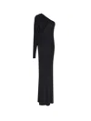 Saint Laurent Sustainable Viscose Dress In Multi