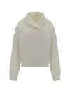 Saint Laurent Draped-detail Cowl-neck Sweatshirt