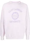 Saint Laurent Lilac Oversized Empellished Sweatshirt For Men