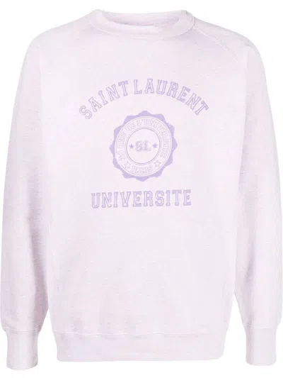 SAINT LAURENT SAINT LAURENT SWEAT OVERSIZE EMPIECEMENTS CO
