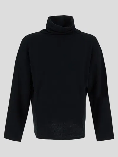Saint Laurent Sweaters In Black