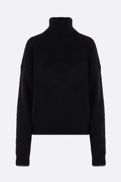 Saint Laurent Sweaters In Black