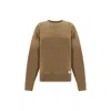 Saint Laurent Caramel Coloured Plush Sweatshirt